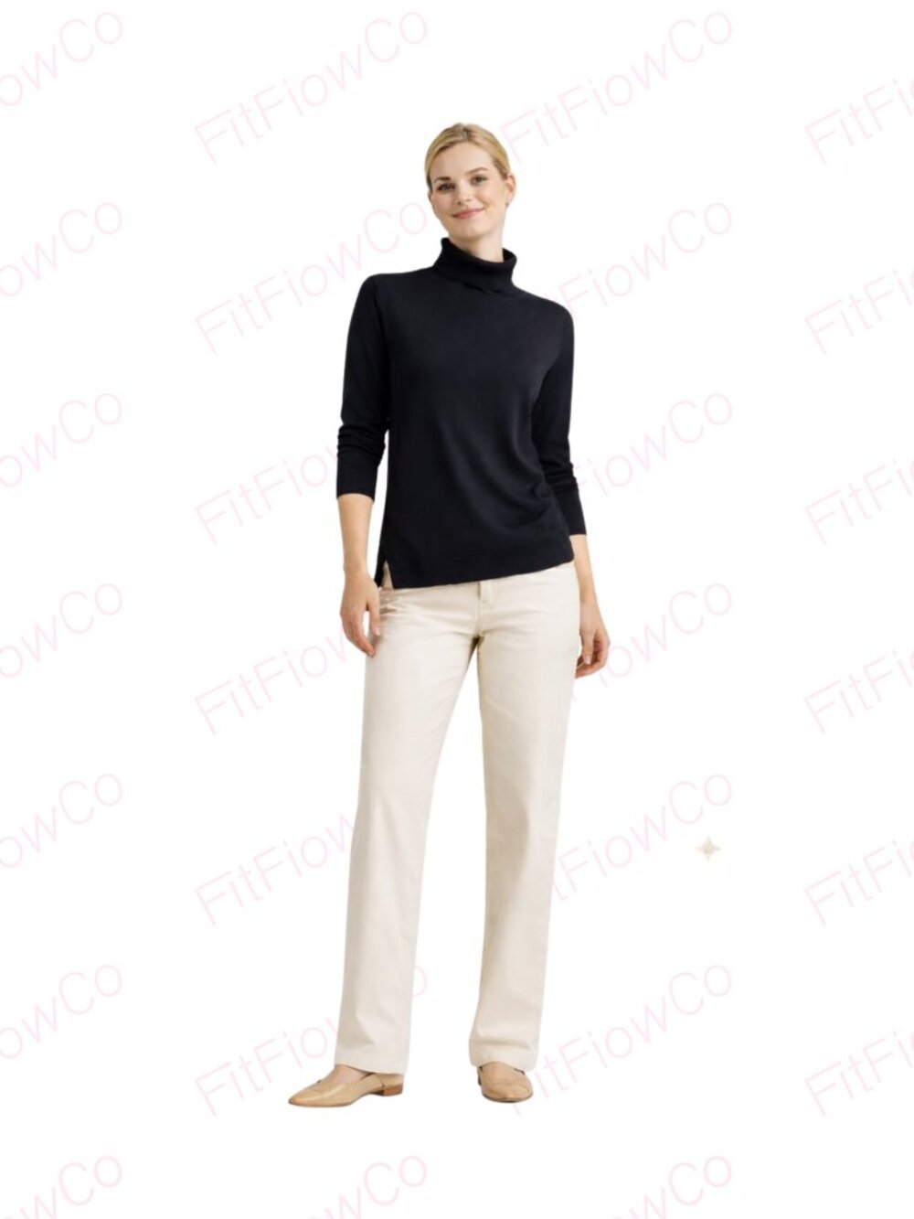 J.Crew Black Vintage Fleece Turtleneck XXS NWT Slim Knit Top